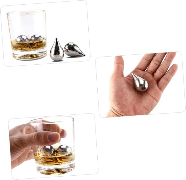 304 Stainless Steel Ice Tartar Large Ice Cube Mold for Wine Chilling Stones for Beer Vodka - Image 2