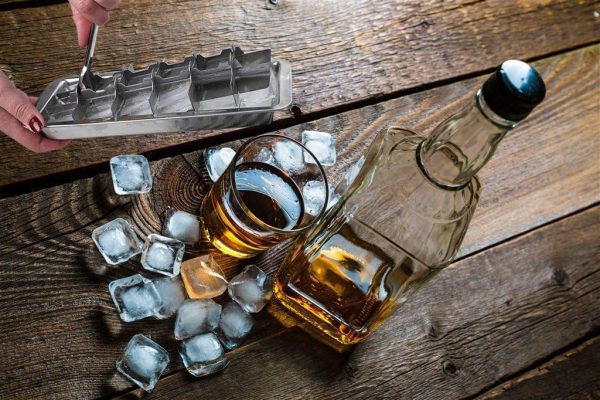 Stainless Steel Ice Cube Maker Tray,Lever Style Ice Cube Mold Quick To Making 18 Ice Cubes - Image 2